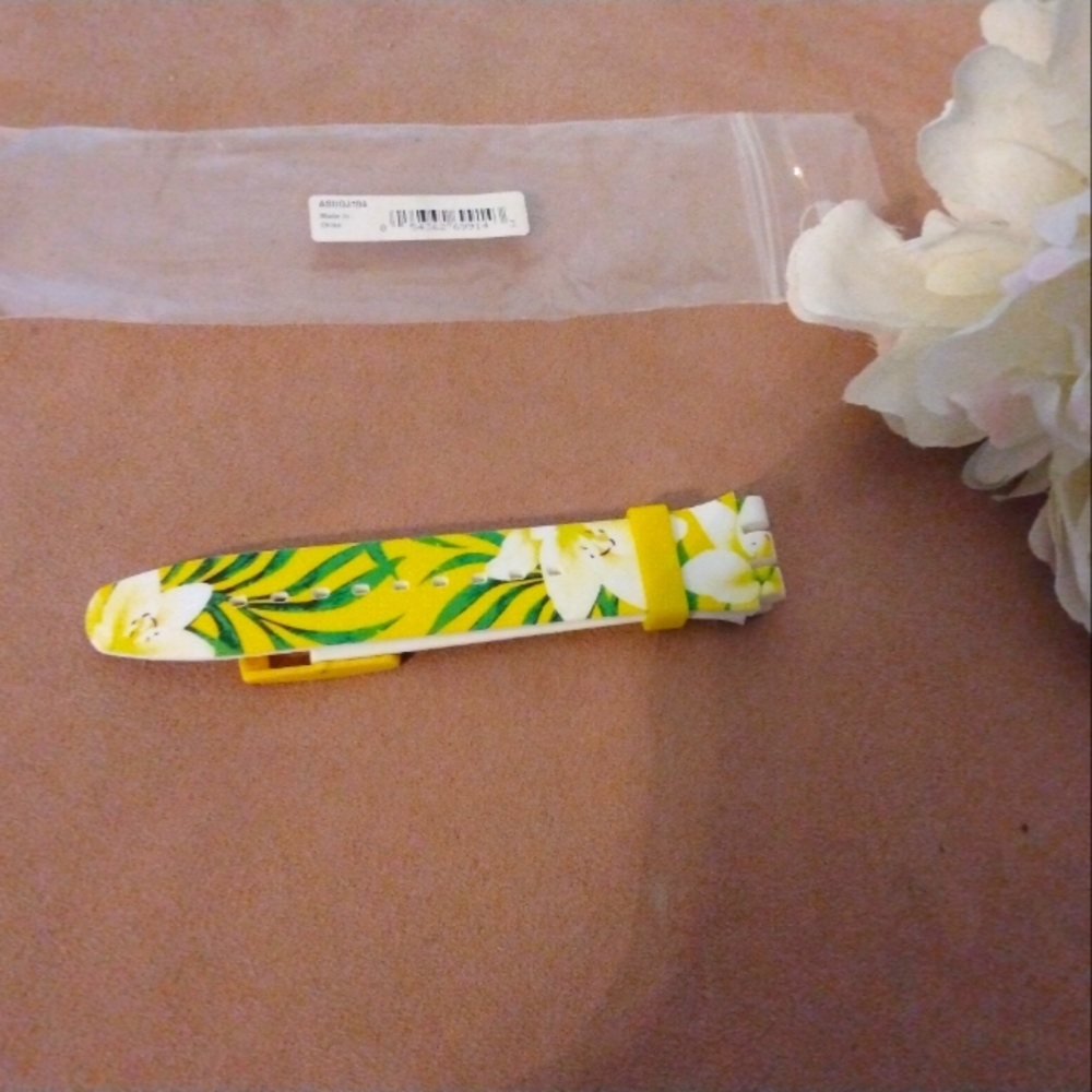 NIB Swatch Silicone Watch Band ASUOJ104 Limbo Dance